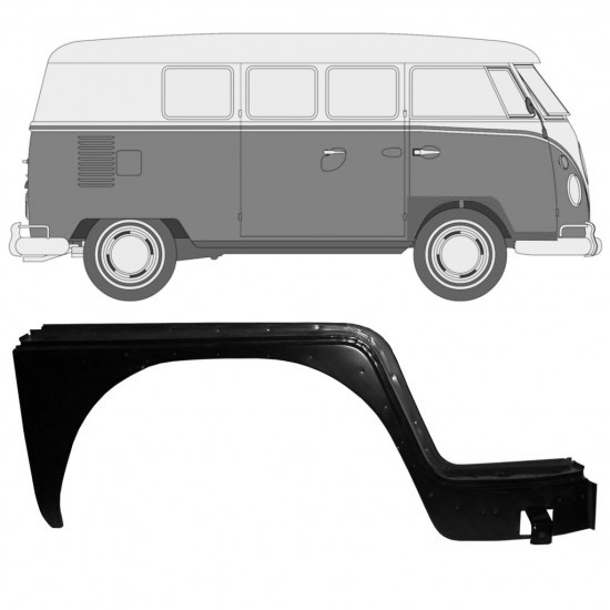 Reparasjonsplate Terskel Foran Volkswagen Transporter T1 50-67 Høyre