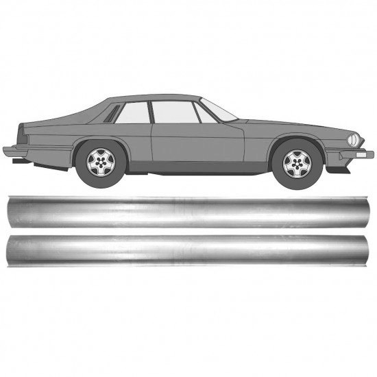 Reparasjonsplate Terskel Jaguar XJS 1975-1996 Venstre = Høyre Sett