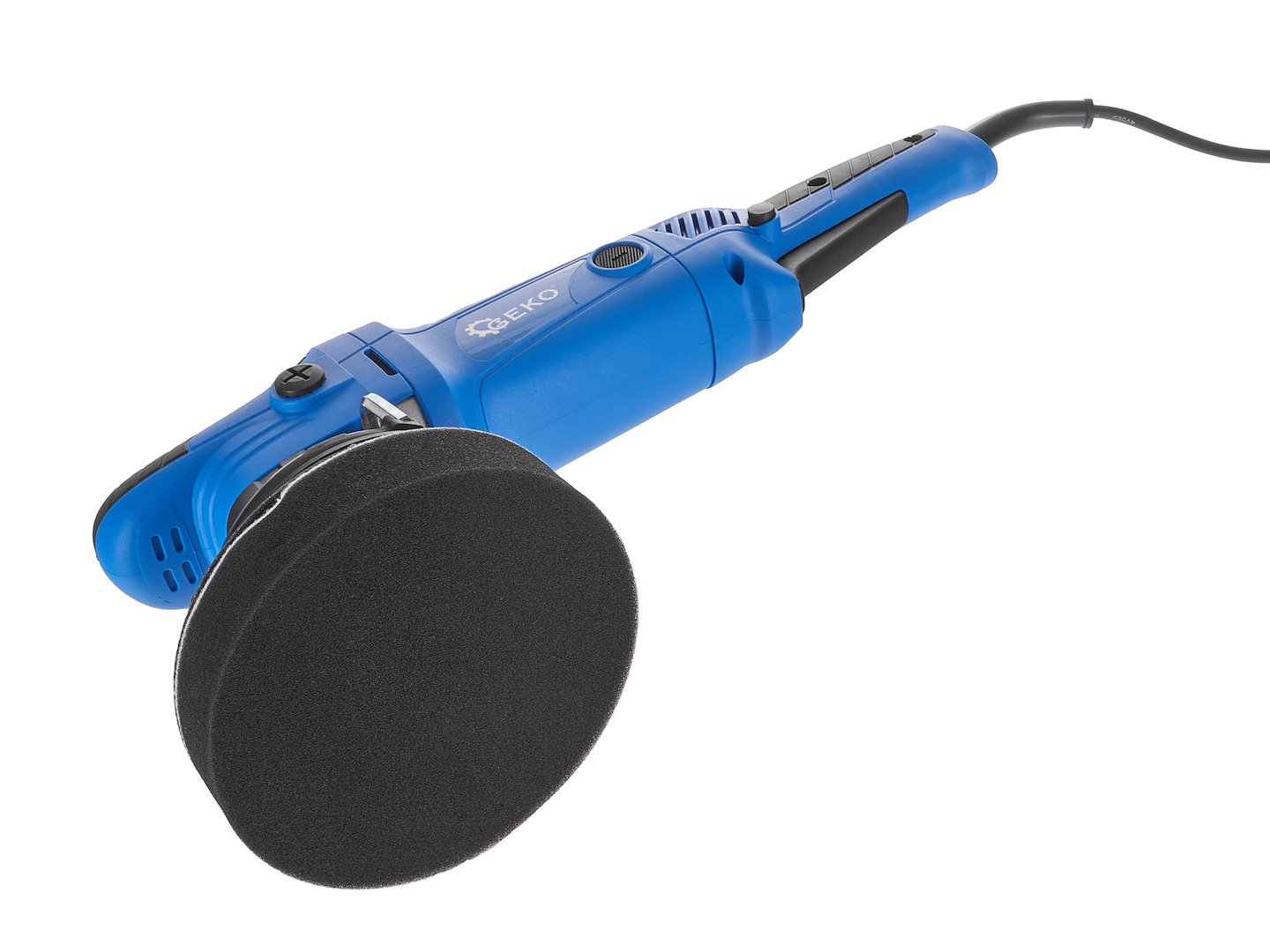 Dobbeltvirkende bilpoleringsmaskin med justerbar 150 mm Geko Premium + sett med 4 svamper - Bilde 19