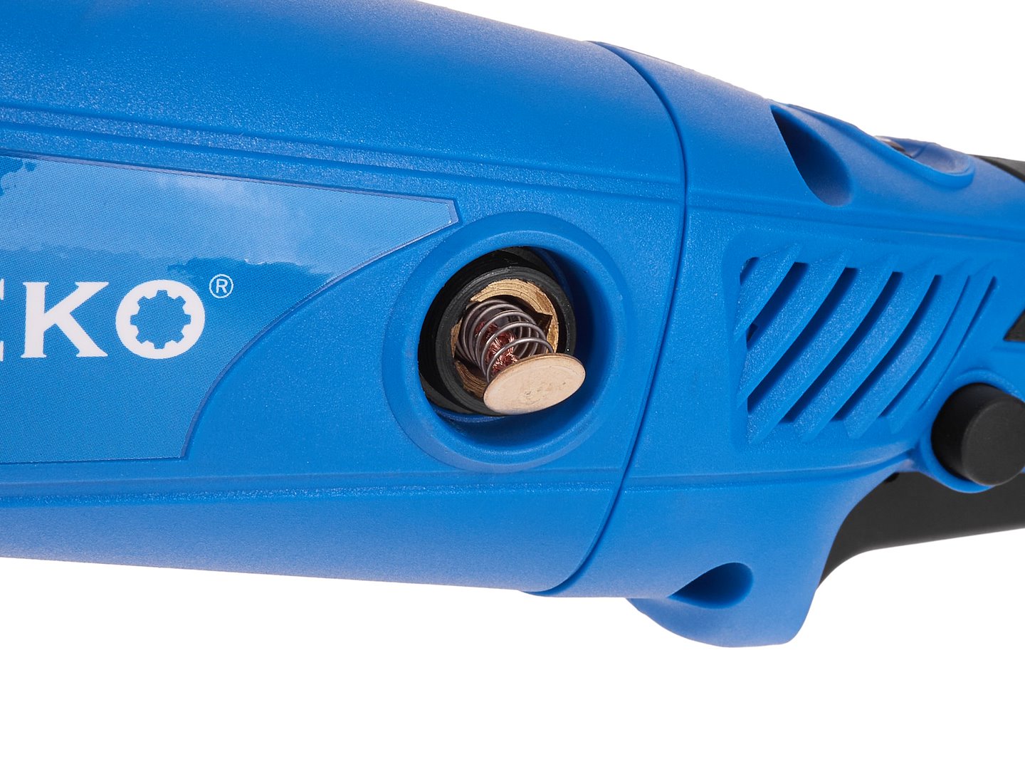 Dobbeltvirkende bilpoleringsmaskin med justerbar 150 mm Geko Premium + sett med 4 svamper - Bilde 2