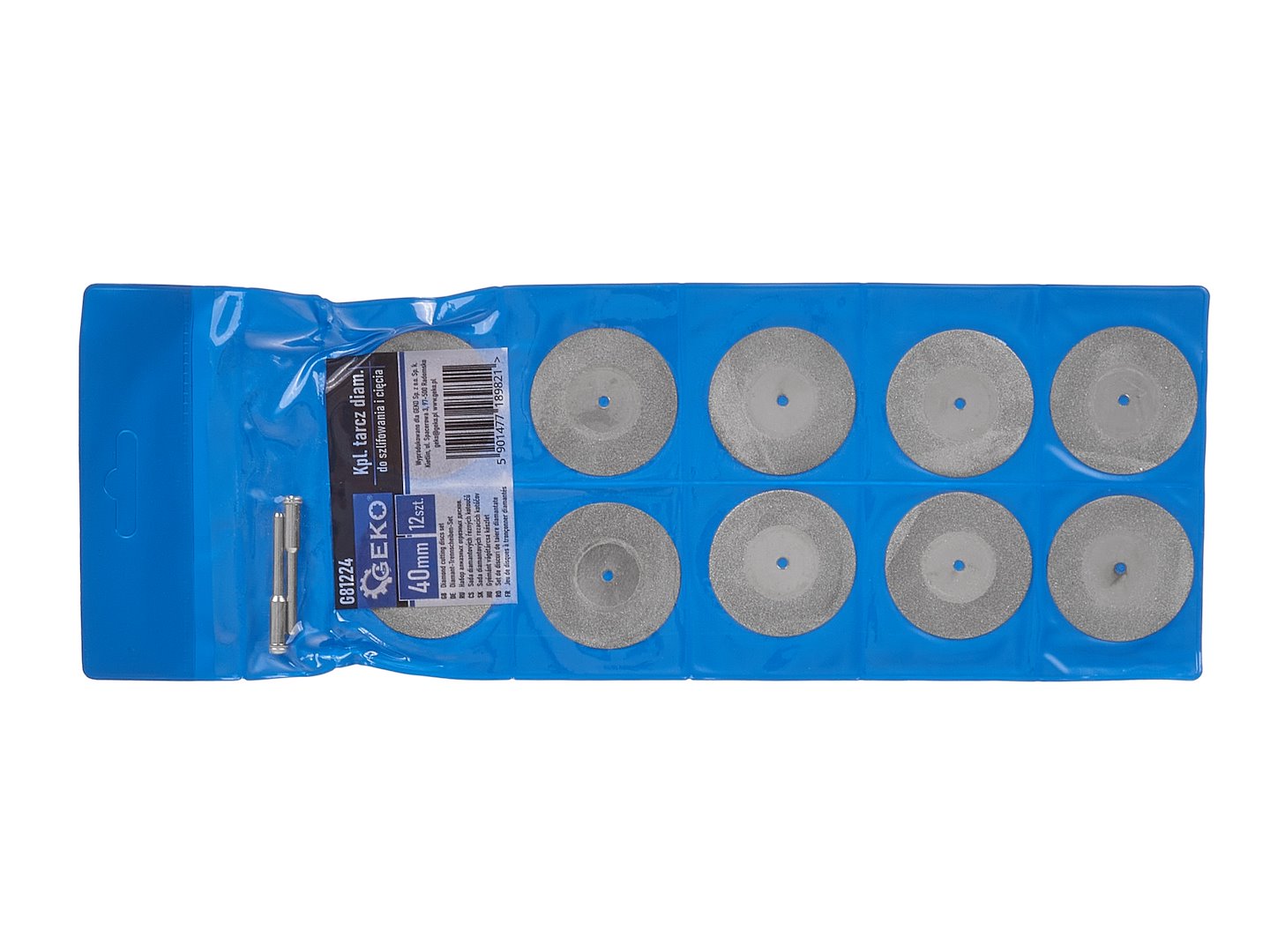 Sett med diamantslipe- og kutteskiver 40 mm 12 stk. - Bilde 4