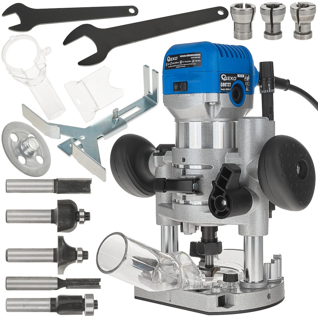 710W ruter med hastighetskontroll og stativ