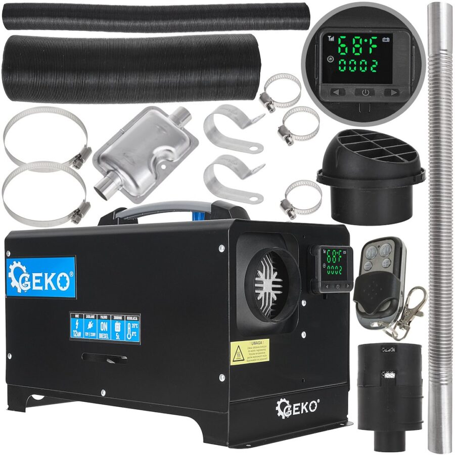 Bilvarmer - Diesel Parkeringsvarmer 12V / 230V 12Kw – bilde 2 av 14