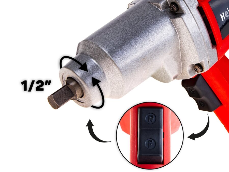 1/2" elektrisk muttertrekker + H-type piper – bilde 4 av 14