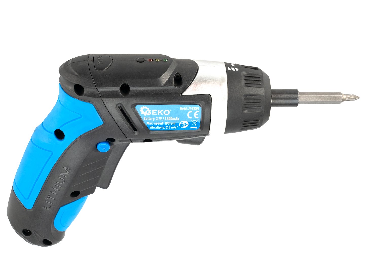 3,6V trådløs skrutrekker + tilbehør - Bilde 2