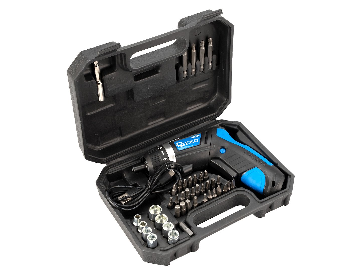 3,6V trådløs skrutrekker + tilbehør - Bilde 7