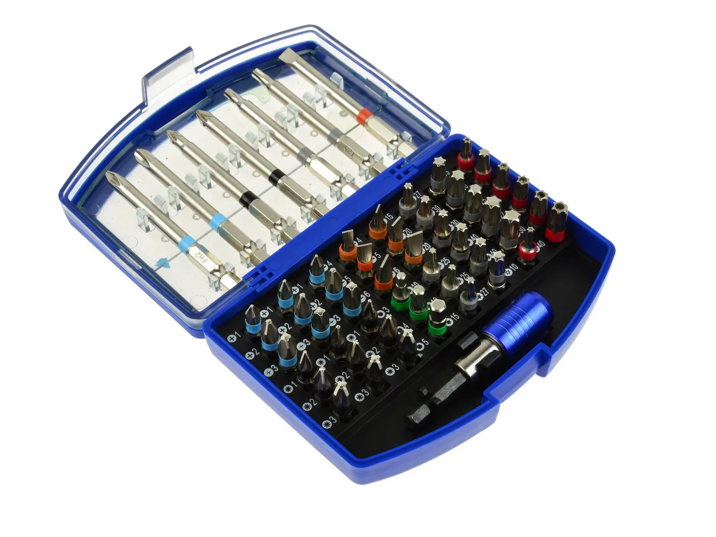 Skrutrekkerbitsett 56 deler Crv - Bilde 2