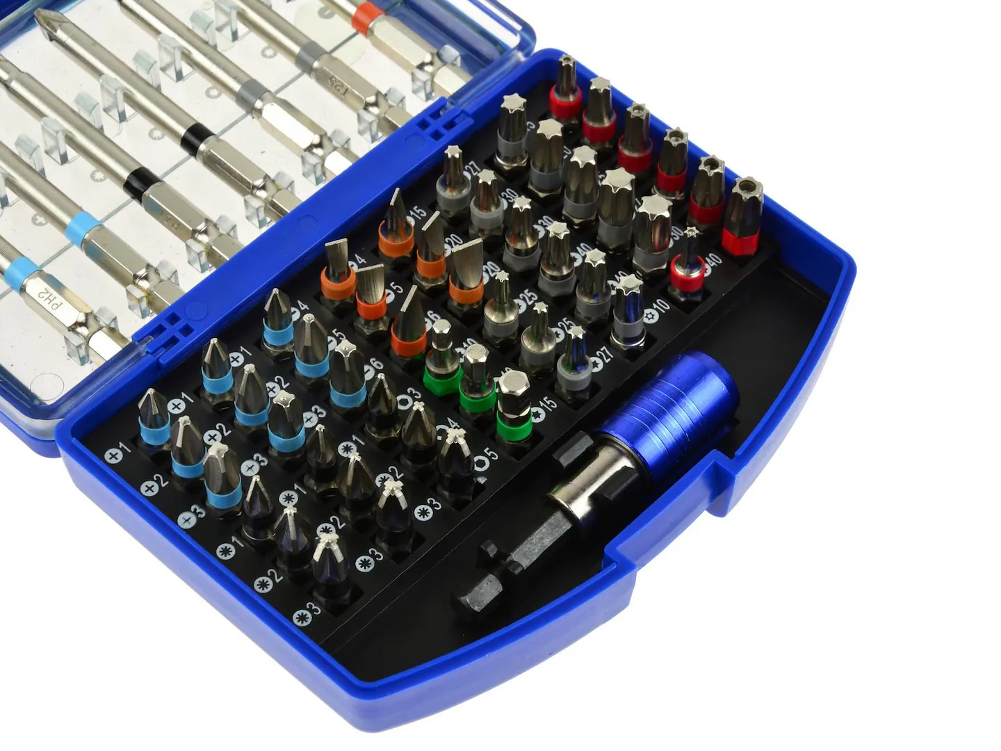 Skrutrekkerbitsett 56 deler Crv - Bilde 5