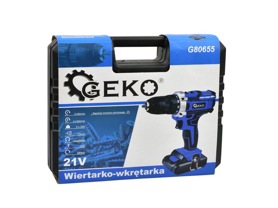 21V Drillskrutrekker 2x 2Ah Batteri – bilde 13 av 16