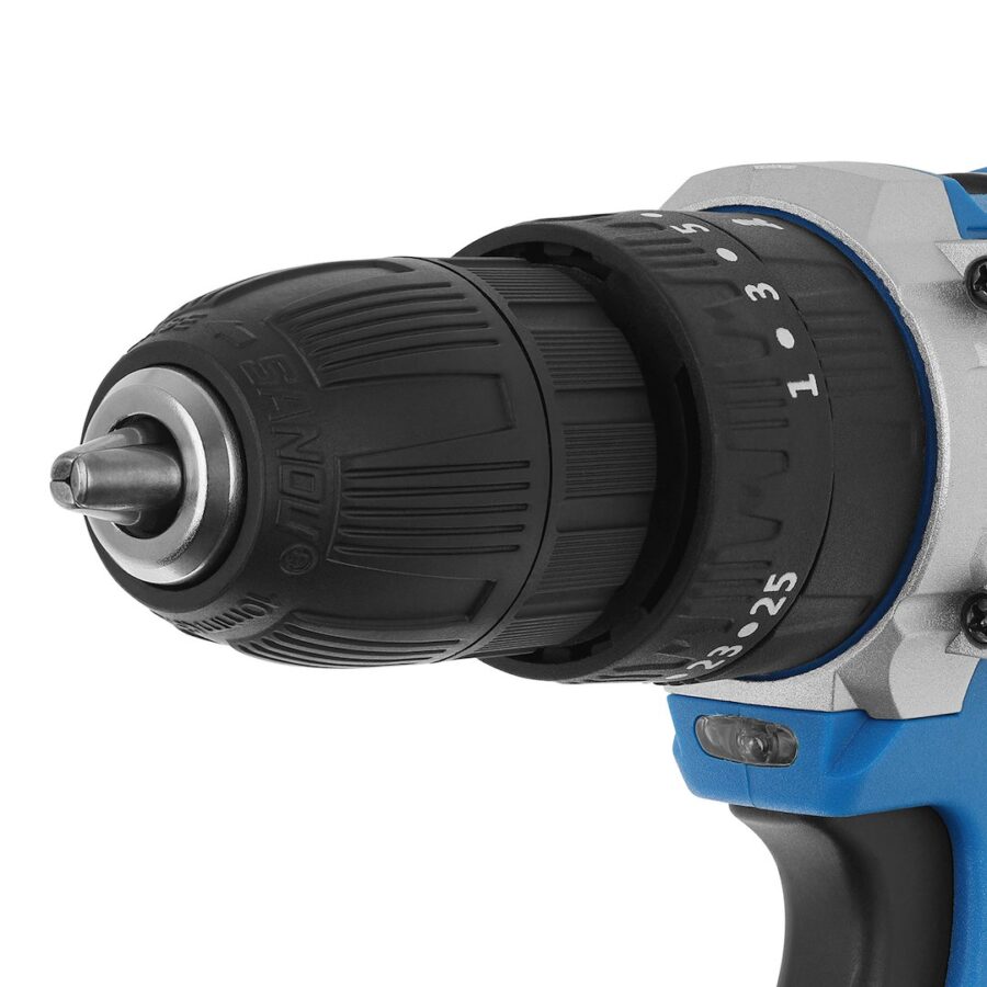 21V slagdrill med 2x 2Ah batteri – bilde 22 av 27