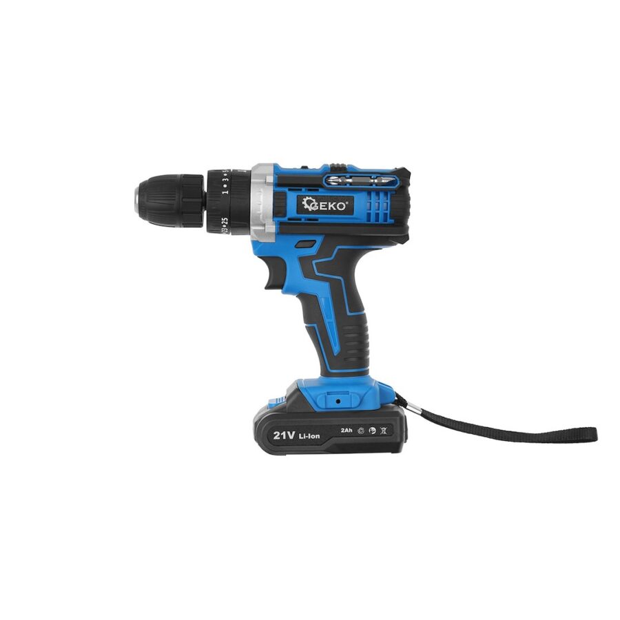 21V slagdrill med 2x 2Ah batteri – bilde 2 av 27