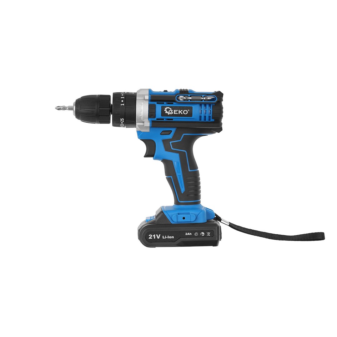 21V slagdrill med 2x 2Ah batteri - Bilde 21