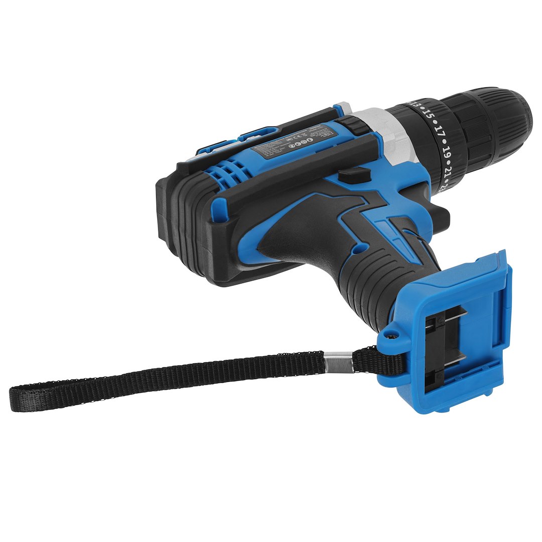 21V slagdrill med 2x 2Ah batteri - Bilde 17