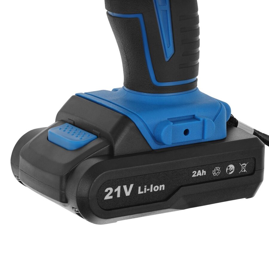 21V slagdrill med 2x 2Ah batteri – bilde 10 av 27