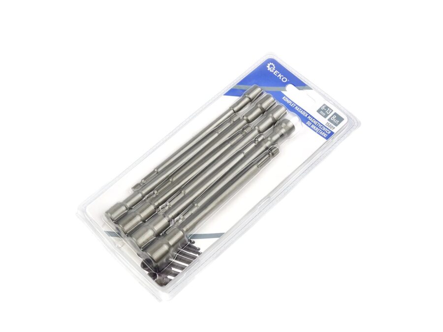 Sett med magnetiske piper for skrutrekkere 6-13 mm 8 deler. – bilde 2 av 4