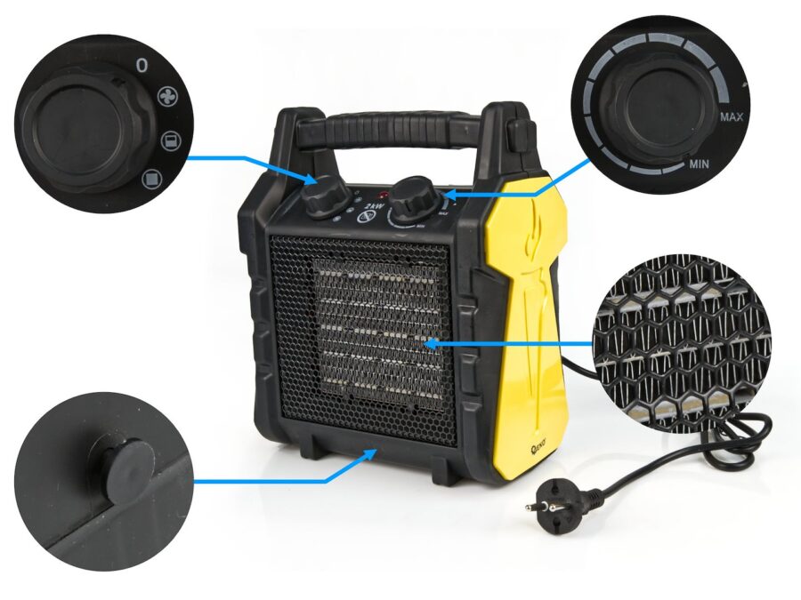 Keramisk Elektrisk Varmeovn - 2 Kw Radiator – bilde 4 av 6