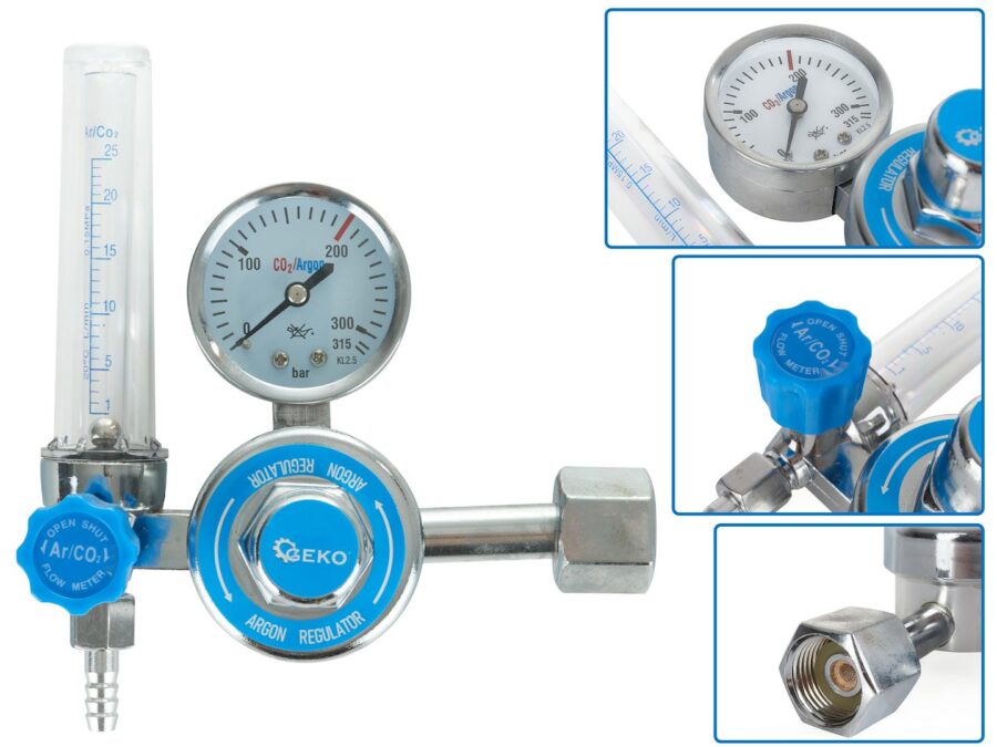Co2/Argon-Reduksjonsenhet Med Rotameter – bilde 1 av 7