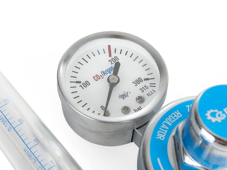 Co2/Argon-Reduksjonsenhet Med To Rotametre – bilde 5 av 6