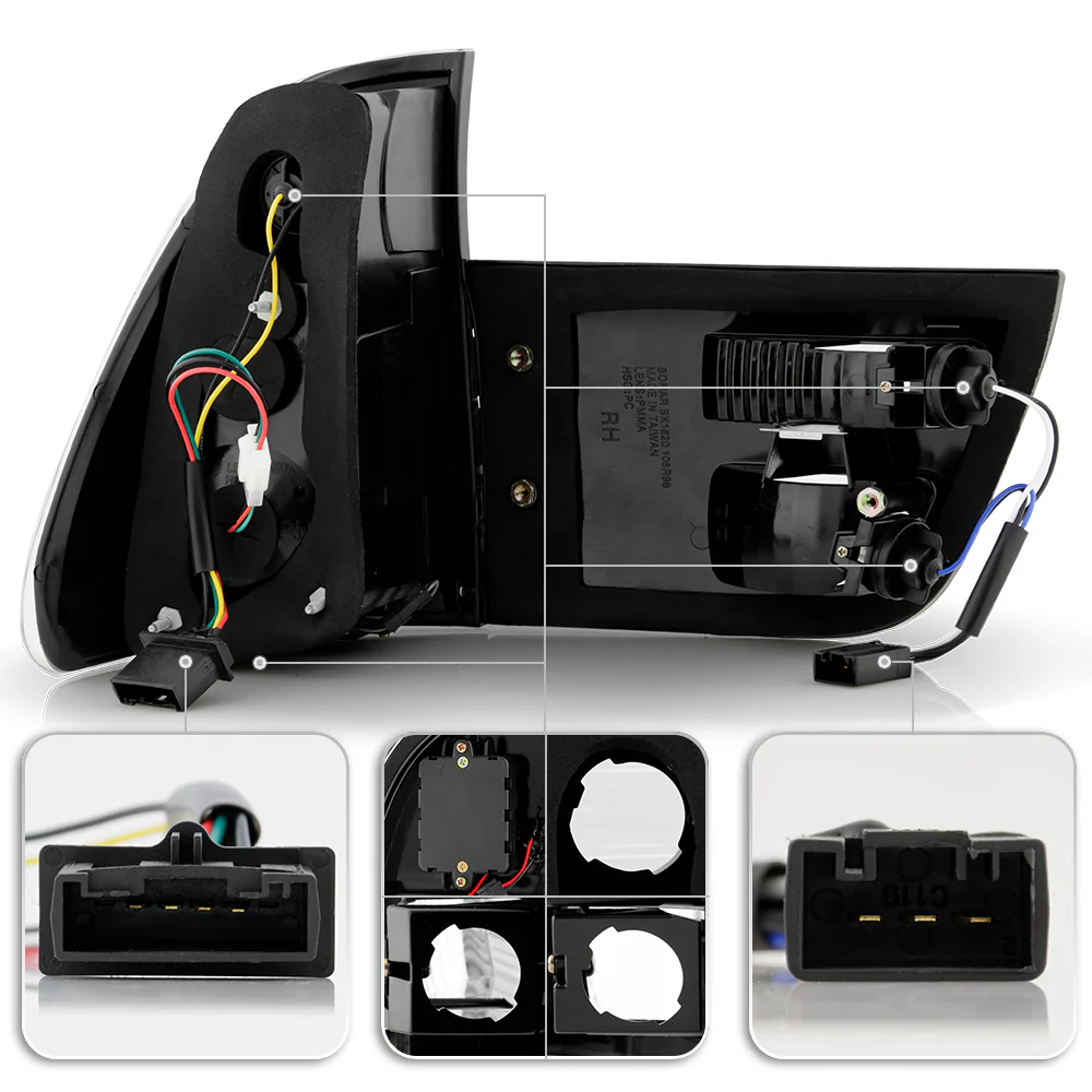 Baklykter BMW X5 E53 09.99-10.03 Black - Bilde 4