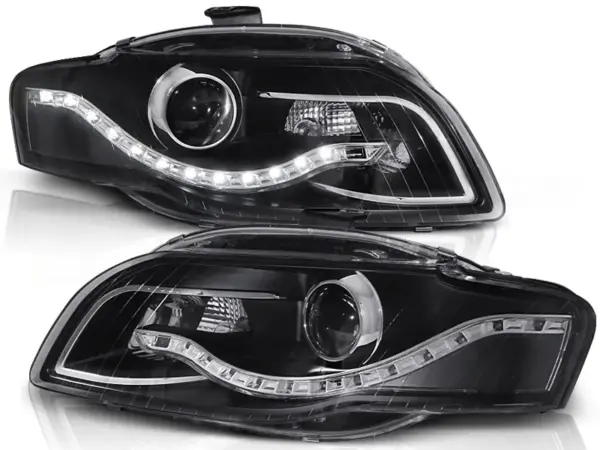 Frontlykter Audi A4 B7 11.04-03.08 Daylight Black – bilde 2 av 2