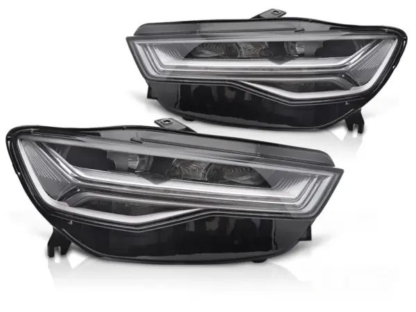 Frontlykter Audi A6 C7 14-18 Full Led Drl – bilde 2 av 2