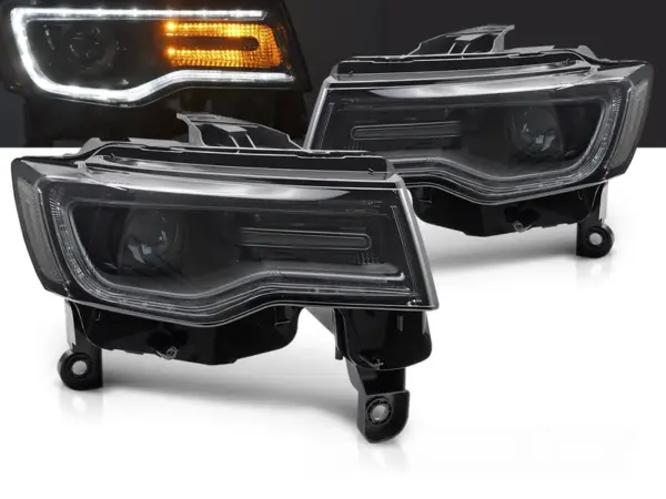 Frontlykter Jeep Grand Cherokee 14-21 Led Drl – bilde 1 av 2