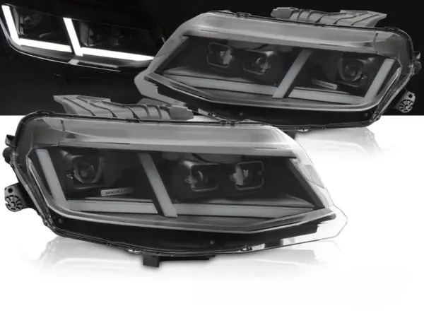 Frontlykter Chevrolet Camaro 16-18 Full Led Sort – bilde 1 av 2