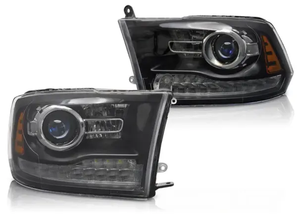 Frontlykter Dodge Ram 09-18 Sort – bilde 2 av 2