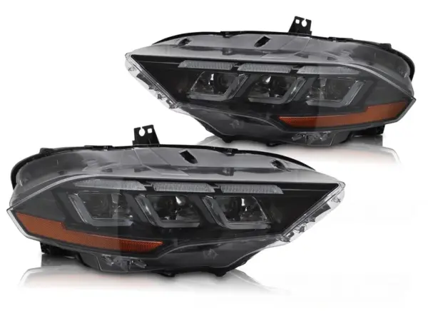Frontlykter Ford Mustang 18-22 Full Led Seq Drl – bilde 2 av 2