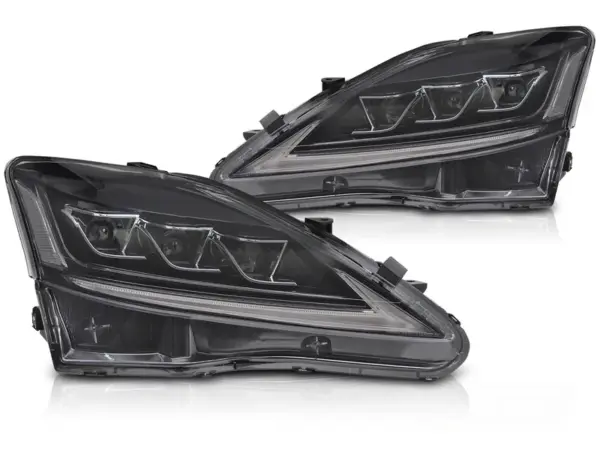 Frontlykter Lexus Is 06-13 Full Led Black – bilde 2 av 2