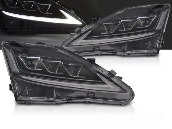 Frontlykter Lexus Is 06-13 Full Led Black – bilde 1 av 2