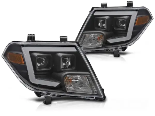 Frontlykter Nissan Frontier 10-14 Rørlys Sort – bilde 2 av 2