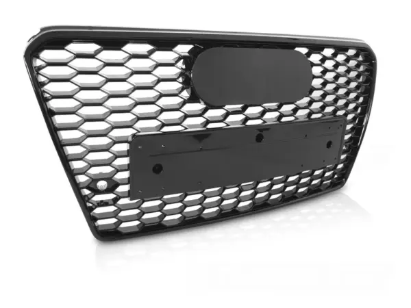 Grill Audi A7 C7 10-14 Sport PDC Blank Svart