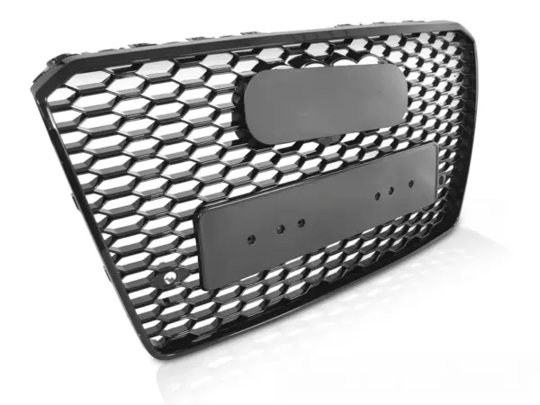 Grill Audi A8 D4 13-17 Sport PDC Blank Svart