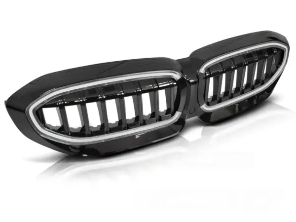 Grill BMW G20/G21 19-22 LED Blank Svart