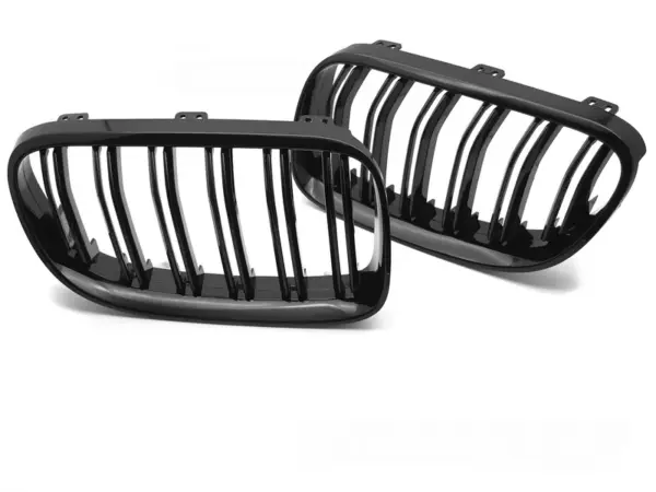 Grill BMW E92/E93 LCI 10-13 M-Package Sport Double Bar Blank Svart