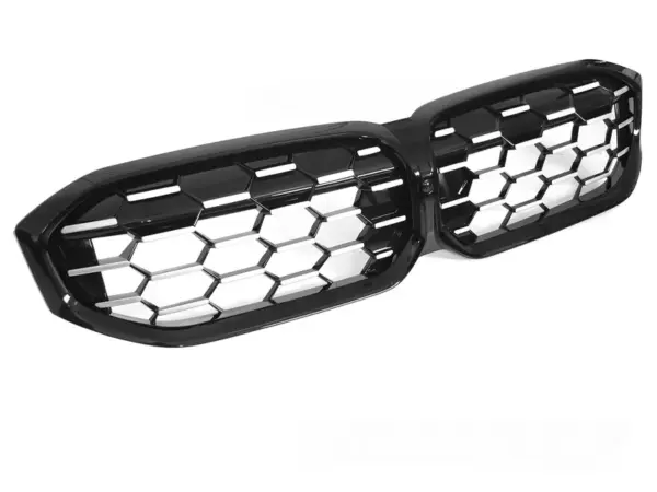 Grill BMW G20/G21 LCI 22-26 Diamond Style Kamera Sølv/Svart