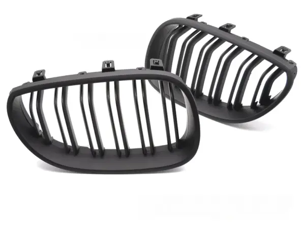 Grill BMW E60/E61 03-10 Sport Double Bar Matt Svart
