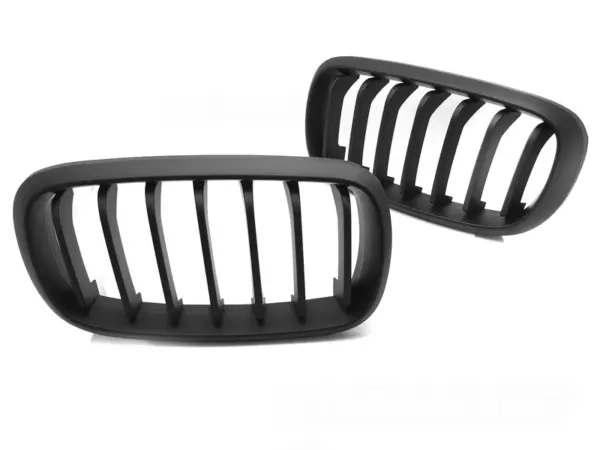 Grill BMW X5 F15 13-18/X6 F16 14-19 Matt Svart