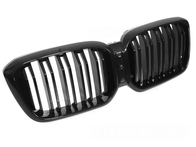 Grill BMW X3 G01 LCI/X4 G02 LCI 21-25 Sport Double Bar Kamera Blank Svart