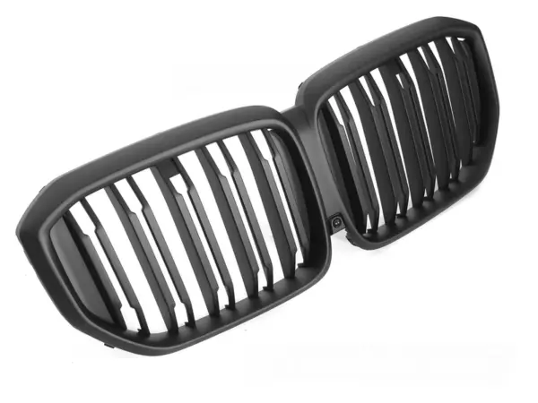 Grill BMW X5 G05 LCI 23- Sport Double Bar Kamera Matt Svart