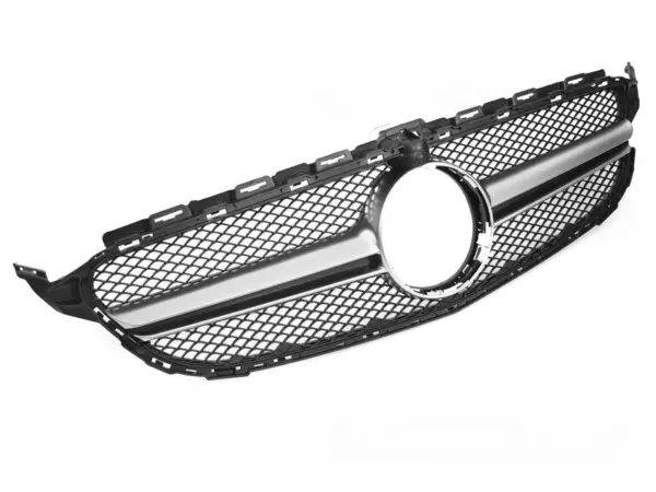 Grill Mercedes W205 14-18/S205 14-18/C205 15-18/A205 16-18 Kamera Sølv