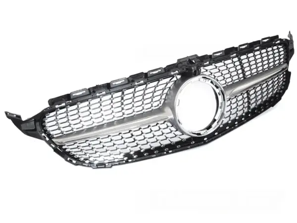 Grill Mercedes W205 18-21/S205 18-21/C205 18-23/A205 18-23 Diamond Style Kamera Krom