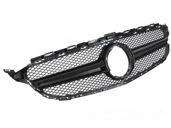 Grill Mercedes W205 18-21/S205 18-21/C205 18-23/A205 18-23 Blank Svart