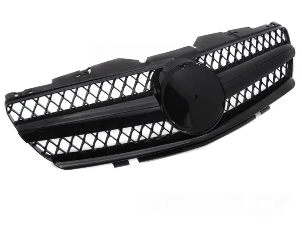 Grill Mercedes SL R230 01-06 Sport Blank Svart