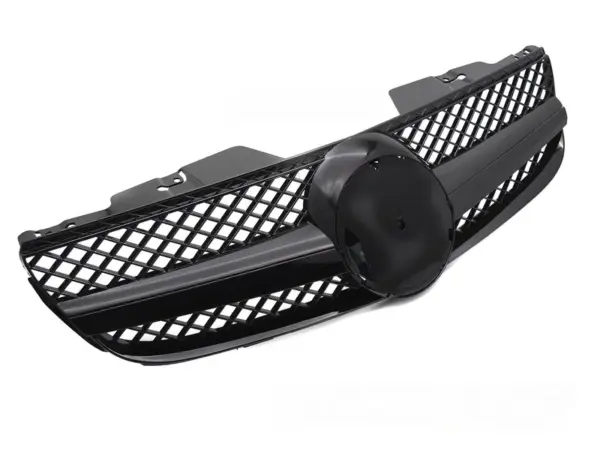 Grill Mercedes SL R230 06-08 Sport Blank Svart