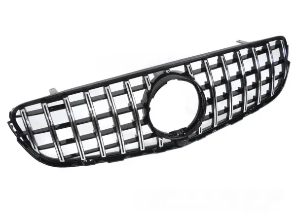 Grill Mercedes GLC W253 15-18 Sport Kamera Blank Svart/Krom