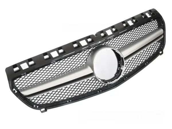 Grill Mercedes W176 12-15 Sølv