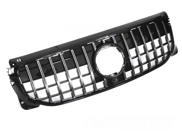 Grill Mercedes GLB X247 19-23 Sport Kamera Blank Svart/Krom