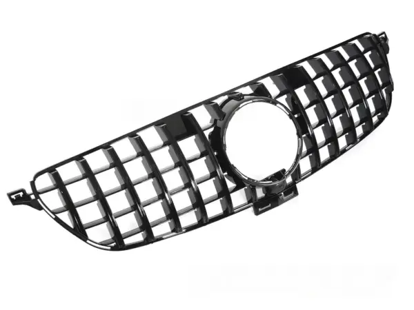 Grill Mercedes GLE W166 15-19 Sport Kamera Blank Svart